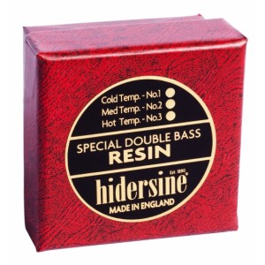 Barnes and Mullens Hidersine Double Bass Rosin Medium, Temperate